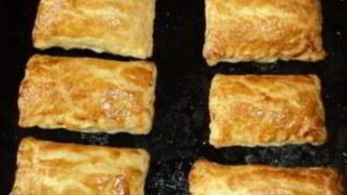 слойки с бананом