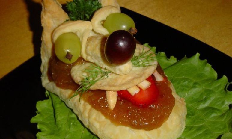 Рецепт слоек с повидлом из слоеного теста добрый волк