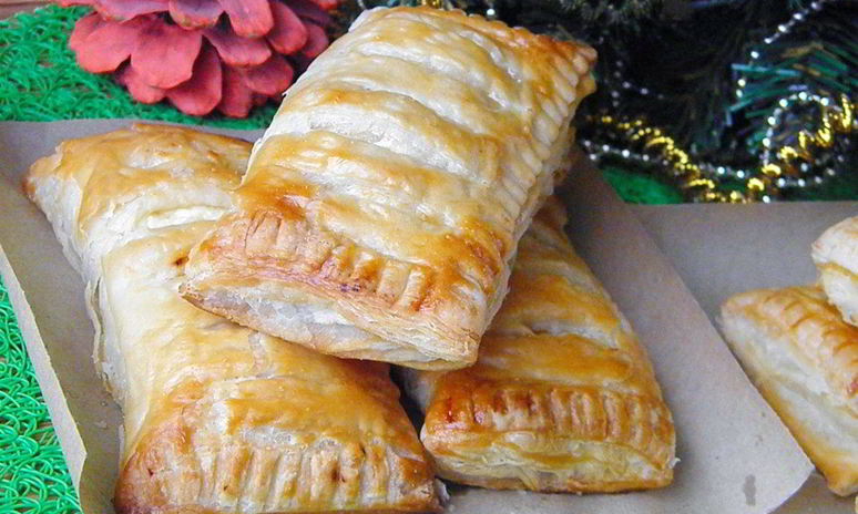 Рецепт слоек с творогом из готового слоеного теста