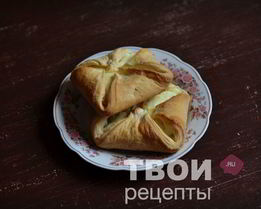 Слойки с творогом