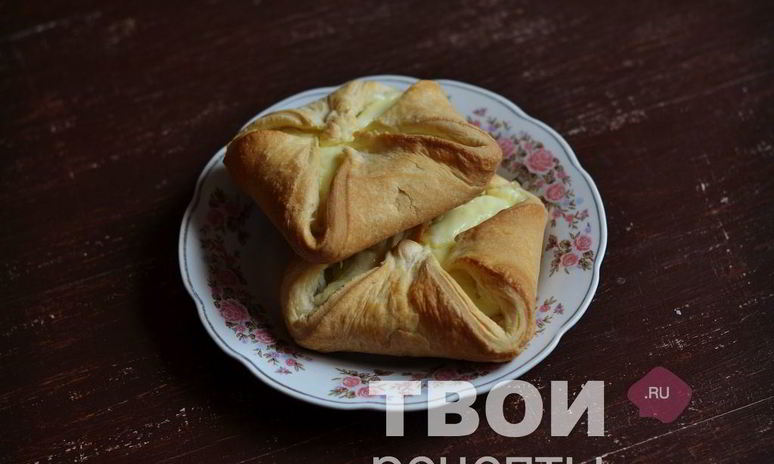 Рецепт слоек с творогом