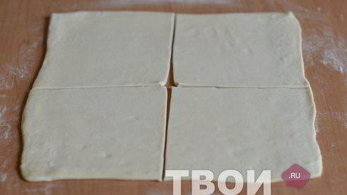 слойки с творогом