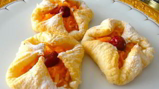 Слойки с тыквой