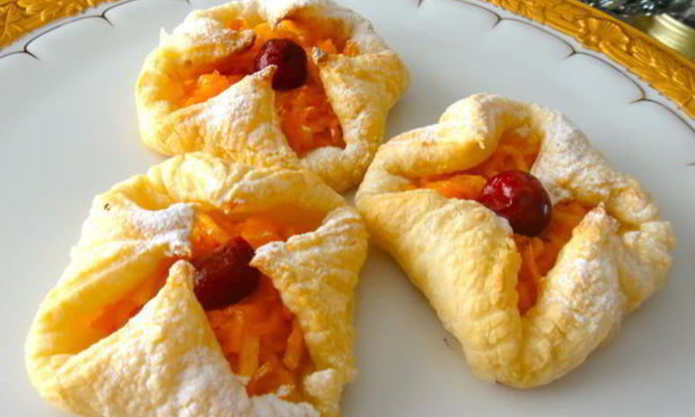 Рецепт слоек с тыквой