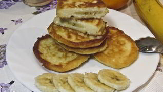 Банановые сырники