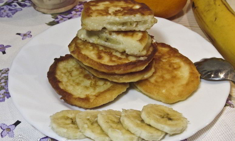 Рецепт банановых сырников