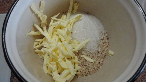 миндальный творожник