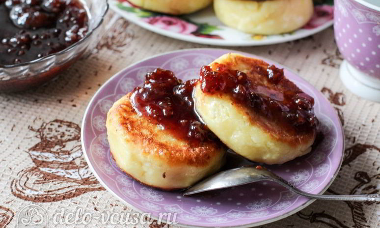 Рецепт пышных сырников на сковороде