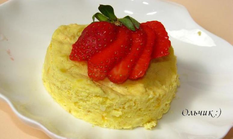 Рецепт сырника с курагой на пару