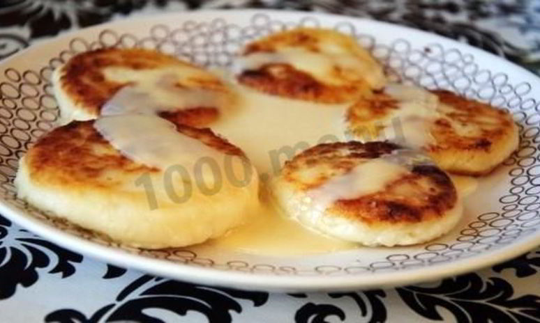 Рецепт сырников без яиц