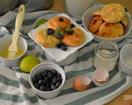 Сырники с изюмом и лимоном