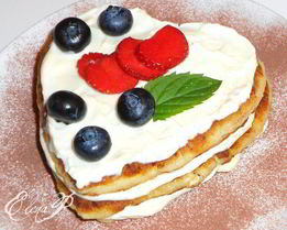 Сырники с кремом