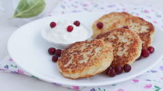 Сырники с кускусом