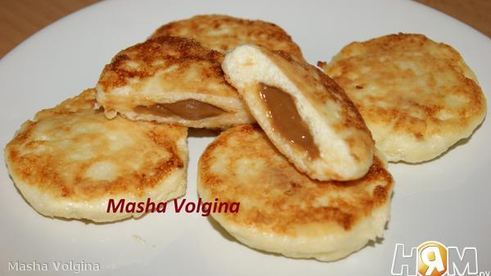 сырники с вареной сгущенкой