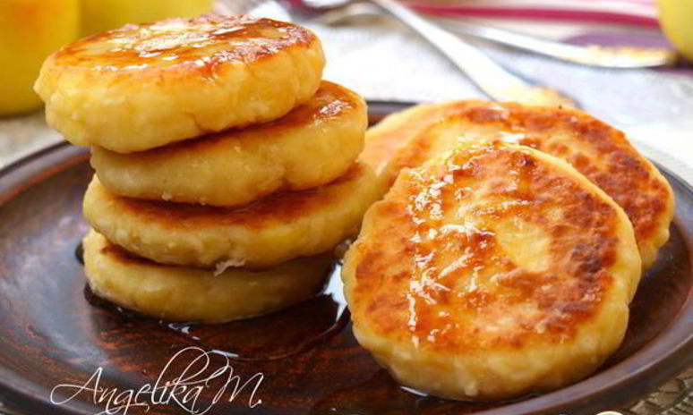 Рецепт сырников с яблоками