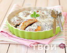 Сырники в духовке под сметанным соусом