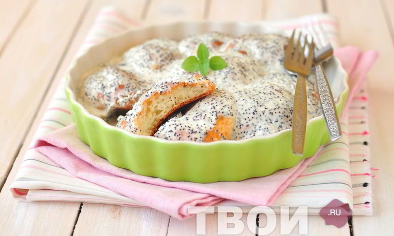 Рецепт сырников в духовке под сметанным соусом