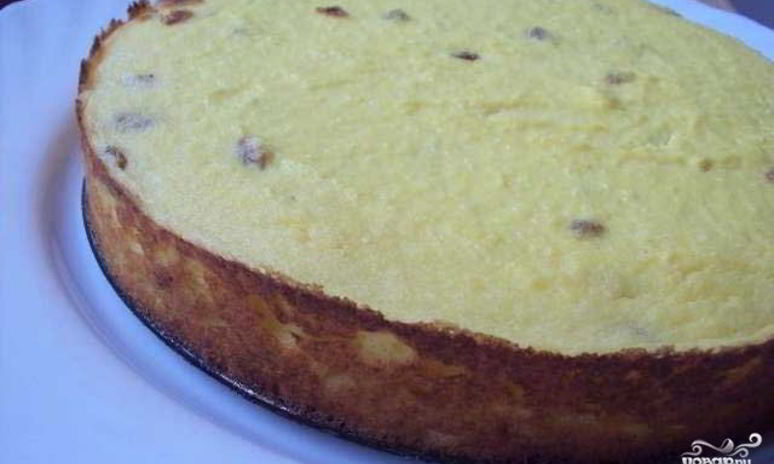 Рецепт творожника с манкой