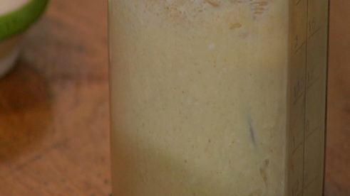 творожник с персиками