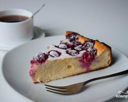 Творожник с вишней