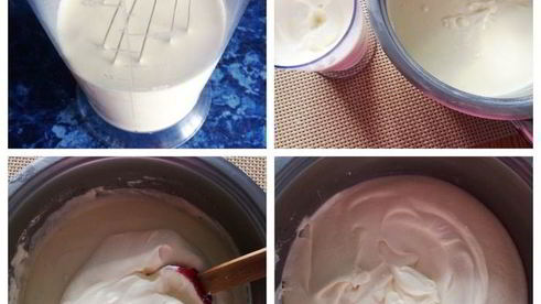 творожник со свежей клубникой и черешней