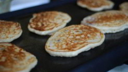 творожники с голубикой