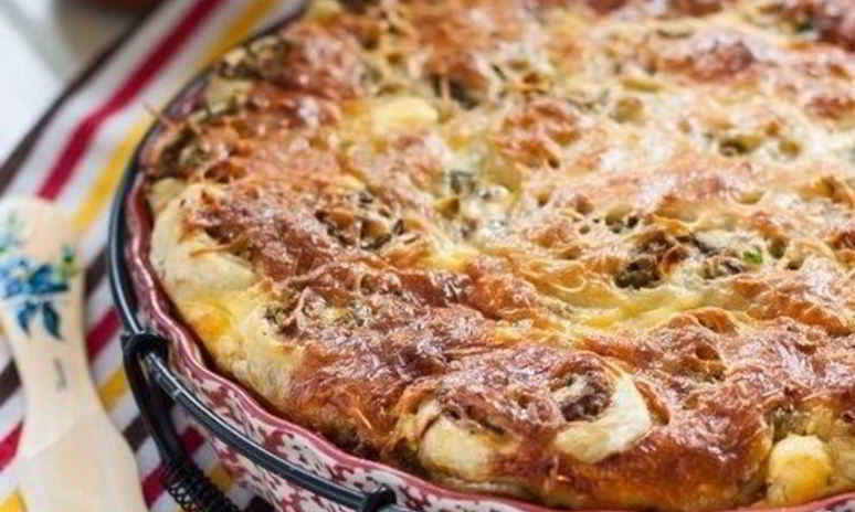 Рецепт слоеного теста с фаршем