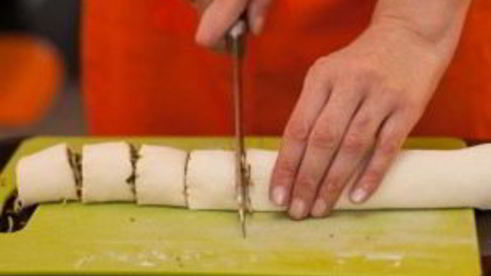 слоеное тесто с фаршем