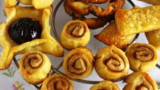 Слоеное творожное тесто