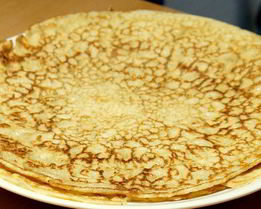 Тесто на блины на молоке