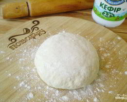 Тесто на кефире без яиц