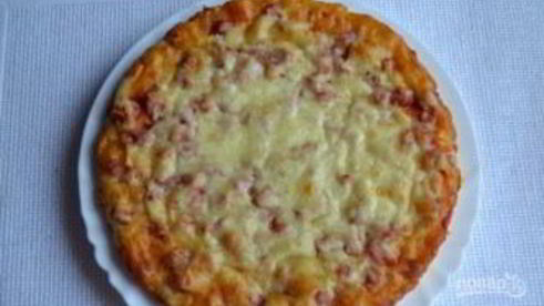 тесто на кефире для пиццы в духовке