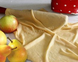 Вытяжное тесто для штруделя