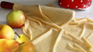 Вытяжное тесто для штруделя