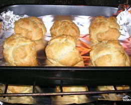 Заварное тесто с творогом