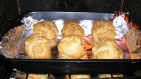 заварное тесто с творогом