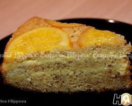 Апельсиновый торт с лимонно-апельсиновым кремом