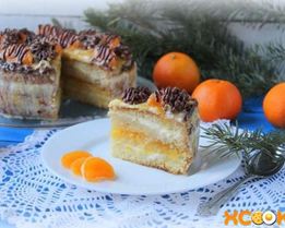 Мандариновый торт