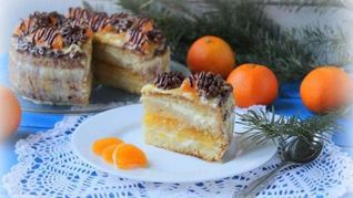Мандариновый торт