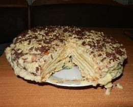 Медовый торт со сгущенкой