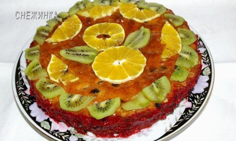 Рецепт постного торта весенняя сказка