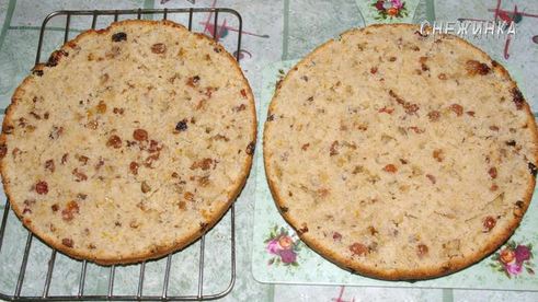 постный торт весенняя сказка