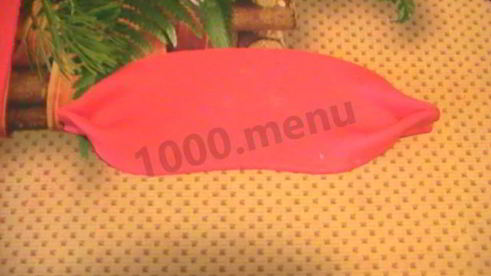 праздничный бант из мастики на торт