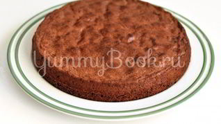 Пышный шоколадный бисквит