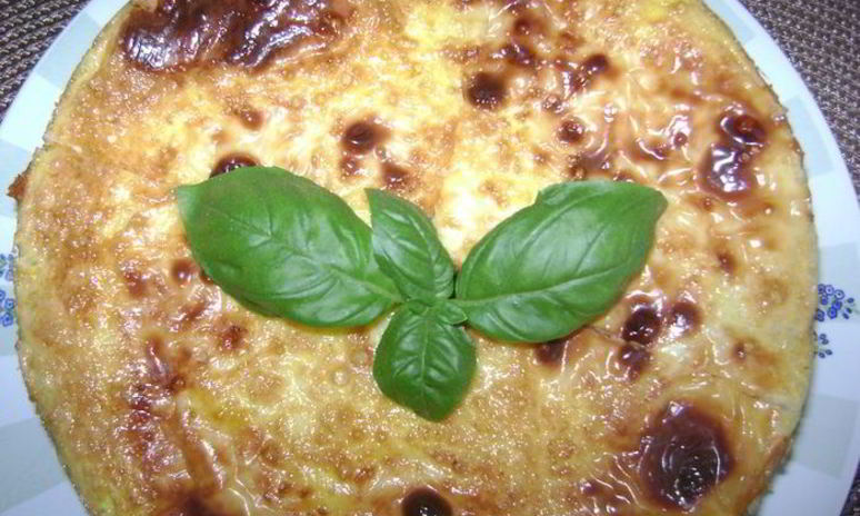 Рецепт рисового торта с курицей, запеченный в духовке