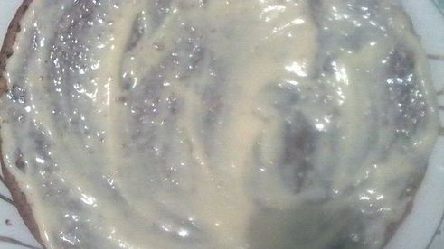 шоколадно-миндальный торт с заварным кремом