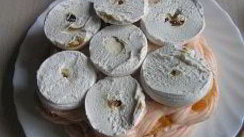 торт cнежные облака