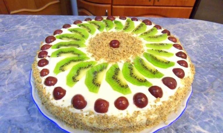 Рецепт торта фруктовая фантазия