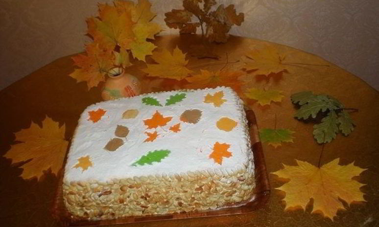 Рецепт торта листопад