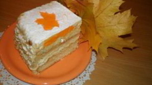 торт листопад